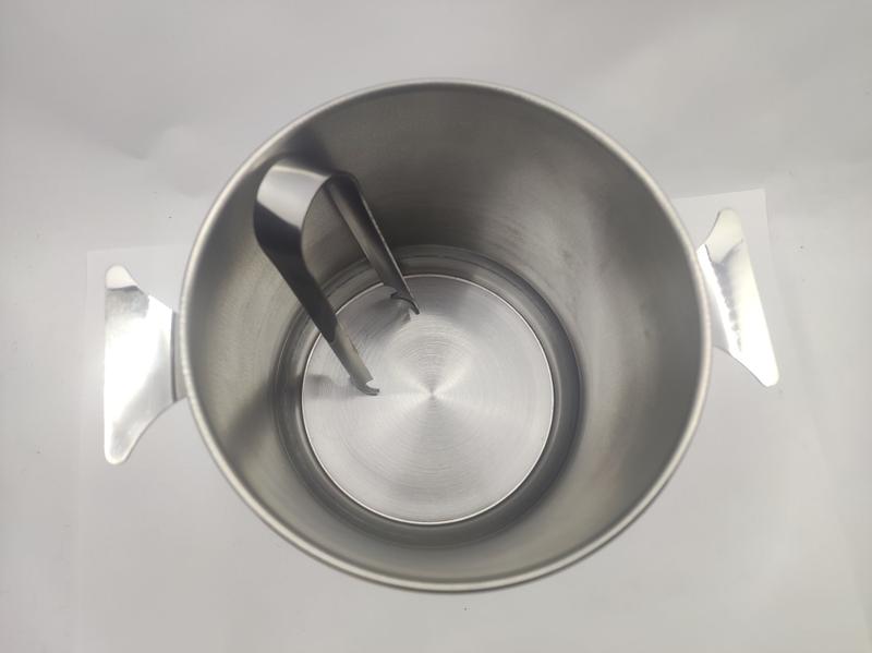 Imagem de Balde De Gelo Aço Inox 1,3L Acompanha Pinça Envio Imediato