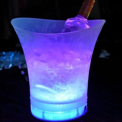 Imagem de Balde De Gelo Caixa De Som Led Rgb Bluetooth Transparente