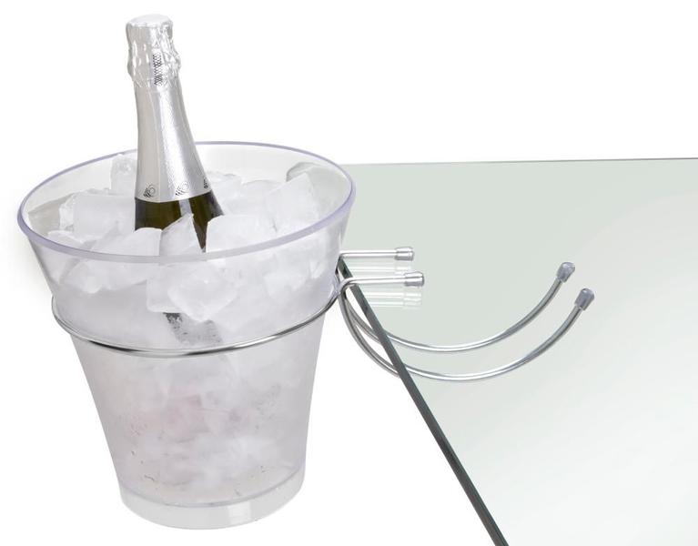 Balde De Gelo Com Suporte Para Pendurar Em Mesas 4 Litros Garrafas Champanheira Servir Bar Festa Restaurante Alto Padrão Qualidade Forma Inox - FORMA UTILIDADES Imagem de Balde De Gelo Com Suporte Para Pendurar Em Mesas 4 Litros Garrafas Champanheira Servir Bar Festa Restaurante Alto Padrão Qualidade Forma Inox