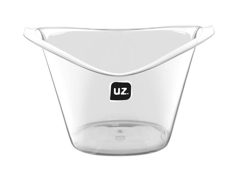 Balde De Gelo Cristal Gold Transparente 3lts - UZ Imagem de Balde De Gelo Cristal Gold Transparente 3lts