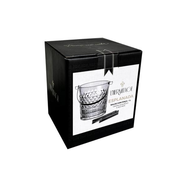 Balde De Gelo De Cristal L'Hermitage 1 Litro Esplanada 1 Pc Imagem de Balde De Gelo De Cristal L'Hermitage 1 Litro Esplanada 1 Pc
