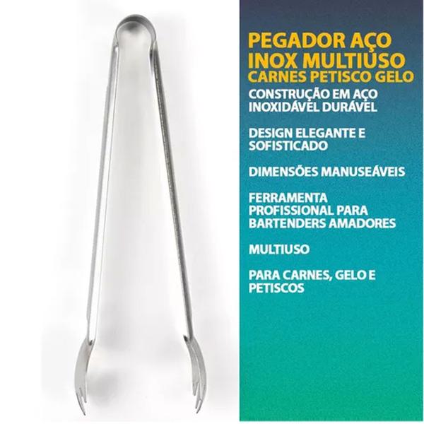 Imagem de Balde De Gelo Inox Com Pegador Para Drink Bebidas Baldinho