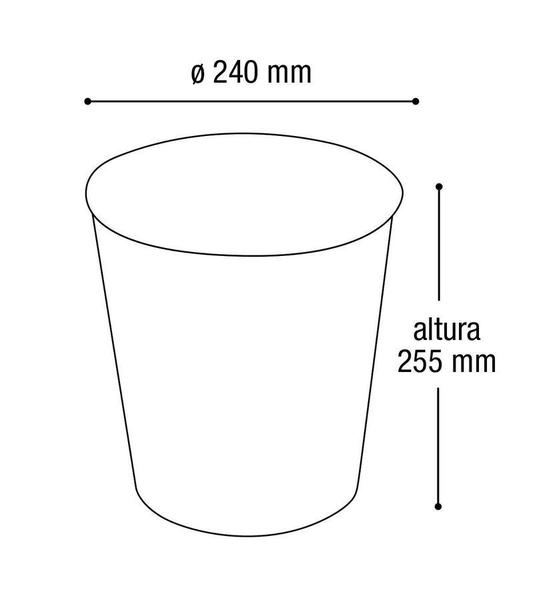 Imagem de Balde de Gelo Multiuso 10L + 4 Copo Long Drink Acrílico 350ML