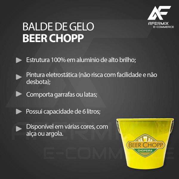 Balde De Gelo P/ Garrafa Vinho Cerveja Alumínio Beer Chopp - TKS Imagem de Balde De Gelo P/ Garrafa Vinho Cerveja Alumínio Beer Chopp