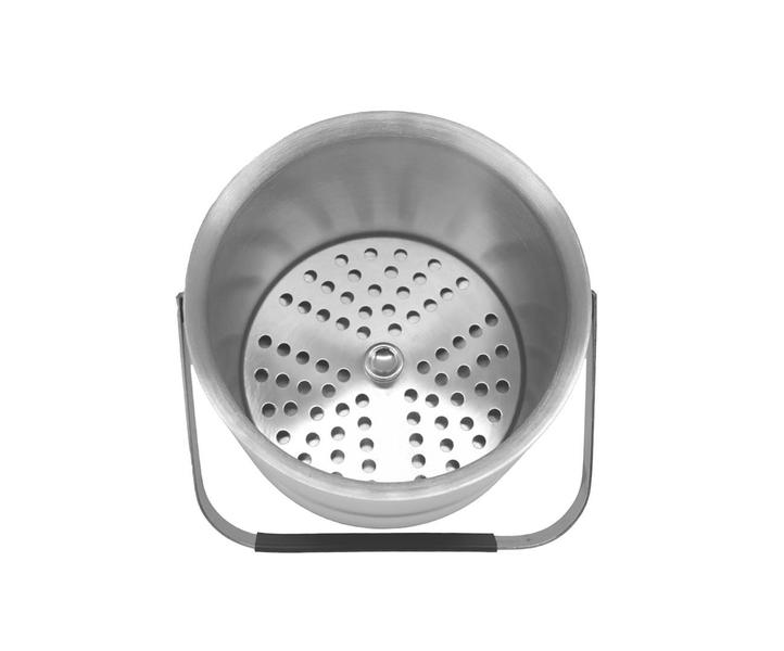 Imagem de Balde de Gelo Térmico de Inox Polar Mini com pegador Branco 3L