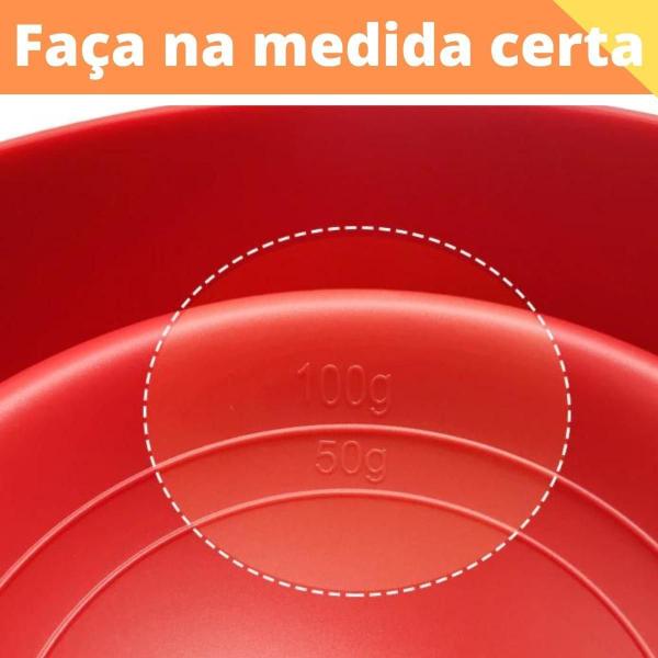 Imagem de Balde De Pipoca Em Silicone Pipoqueira Micro-Ondas Pratico