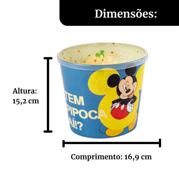 Imagem de Balde de Pipoca Pipoqueira Super Decorado Mickey2,1 Litros