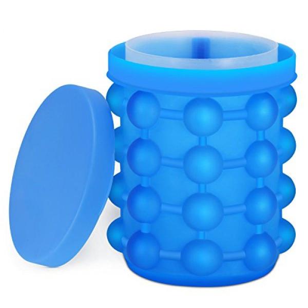 Imagem de Balde De Silicone Para Fazer Gelo Rápido Forma De Gelo