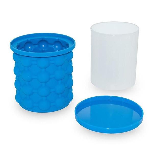 Imagem de Balde Forma De Gelo Em Silicone Mini Ice Magic Cube Cubes