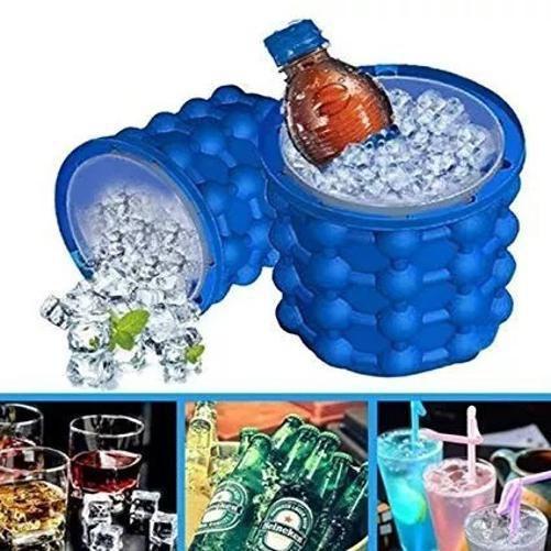 Balde Gelo Silicone Ice Magic Cube ul 13cm - 120 Cubos - Western Imagem de Balde Gelo Silicone Ice Magic Cube ul 13cm - 120 Cubos