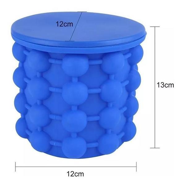 Balde Gelo Silicone Ice Magic Cube ul 13cm - 120 Cubos - Western Imagem de Balde Gelo Silicone Ice Magic Cube ul 13cm - 120 Cubos