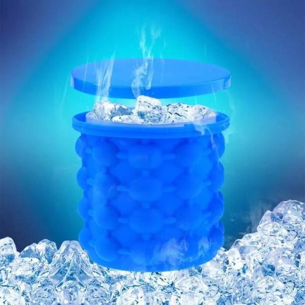 Balde Gelo Silicone Ice Magic Cube ul 13cm - 120 Cubos - Western Imagem de Balde Gelo Silicone Ice Magic Cube ul 13cm - 120 Cubos