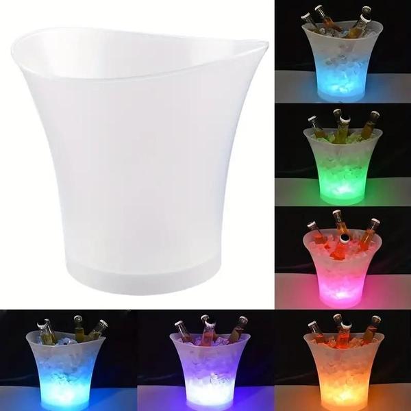 Balde P/ Gelo Rgb Caixa De Som 20w Integrada Bluetooth 5 Lt - beerdancing Imagem de Balde P/ Gelo Rgb Caixa De Som 20w Integrada Bluetooth 5 Lt