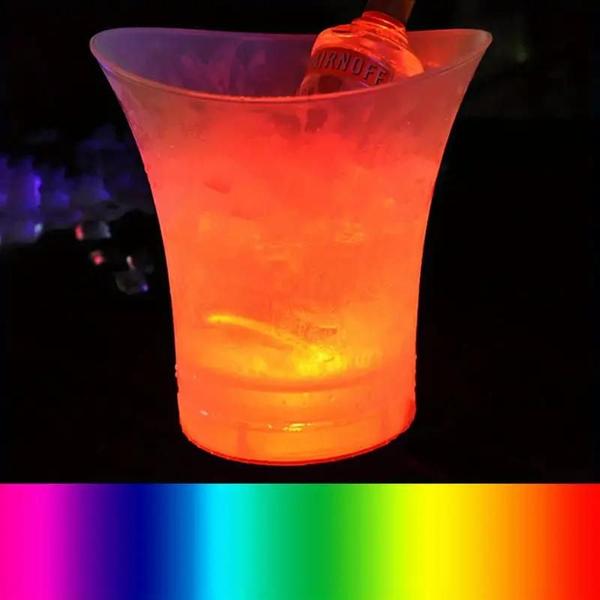 Balde P/ Gelo Rgb Caixa De Som 20w Integrada Bluetooth 5 Lt - beerdancing Imagem de Balde P/ Gelo Rgb Caixa De Som 20w Integrada Bluetooth 5 Lt