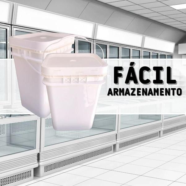 Imagem de Balde P Pipoca Com Tampa 20 L Alça Plast