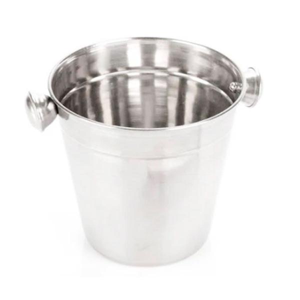 Balde Para Gelo 1,2 Litros Aço Inox Weck Imagem de Balde Para Gelo 1,2 Litros Aço Inox Weck