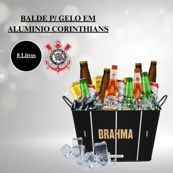 Imagem de Balde Para Gelo - Brahma Original - Corinthians 8 Litros