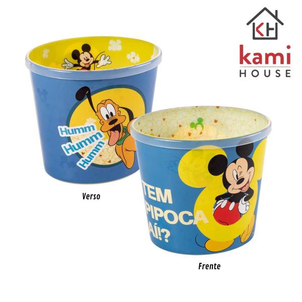 Imagem de Balde para Pipoca Super Decorado Mickey Oval  2,1L Licenciado