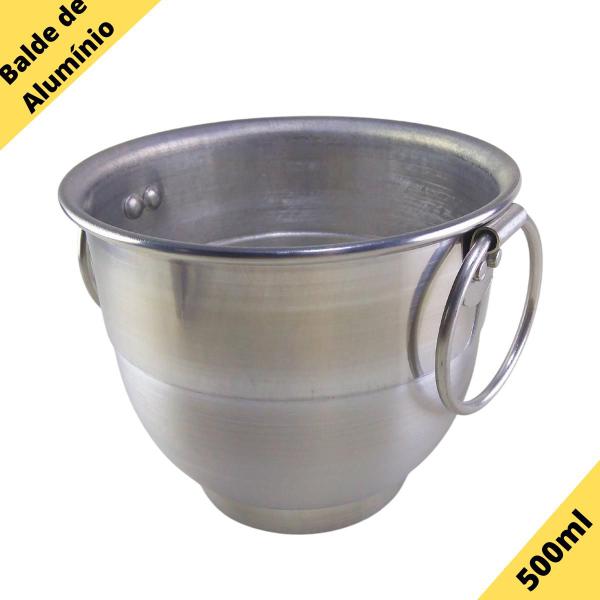 Balde Pequeno p/ gelo em Aluminio Bebidas Whisky Drinques - Prolar Imagem de Balde Pequeno p/ gelo em Aluminio Bebidas Whisky Drinques