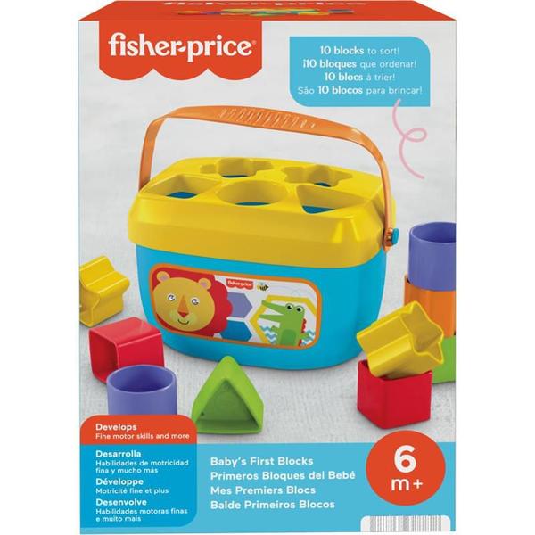 Imagem de Balde Primeiros Blocos Fisher Price Mattel