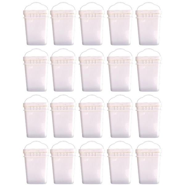 Imagem de Balde Retang 20Lts Fermentador De Cerveja Artesanal 20 Pcs