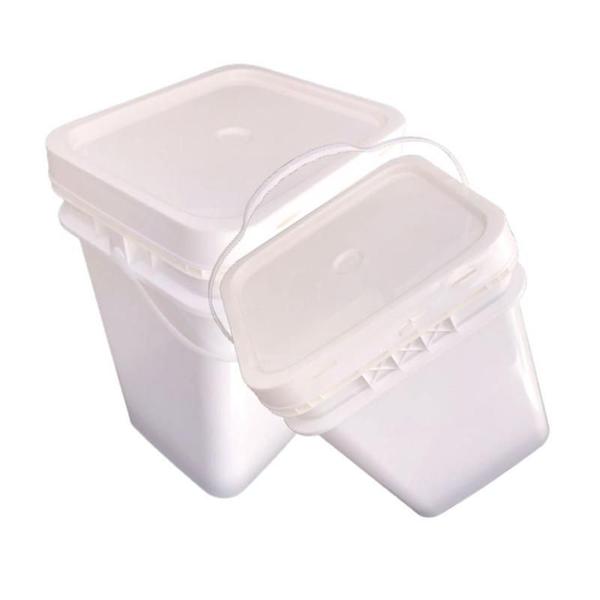 Balde Retangular 20 Litros Alça Plástica Para Microondas - Nastripack Imagem de Balde Retangular 20 Litros Alça Plástica Para Microondas