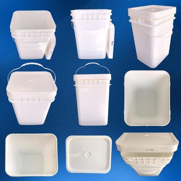 Imagem de Balde Retangular 20Lts Para Colocar Gel 20 Pcs