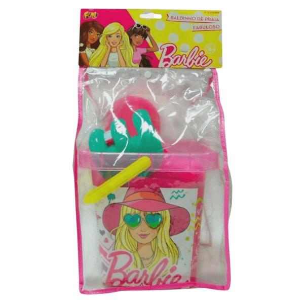 Imagem de Baldinho De Praia Barbie Fashion 7 Peças Fun F0028-4