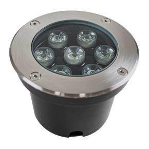 Imagem de Balizador De Embutir Piso Solo Led Integrado Branco Frio 7w St2096