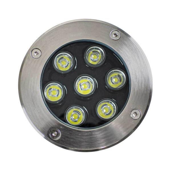 Imagem de Balizador De Embutir Piso Solo Led Integrado Verde 7w St2096