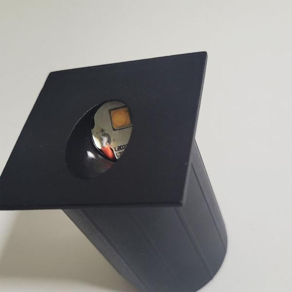 Imagem de Balizador Led 2w 3000k Preto IP65 Lumier Oslo Slim