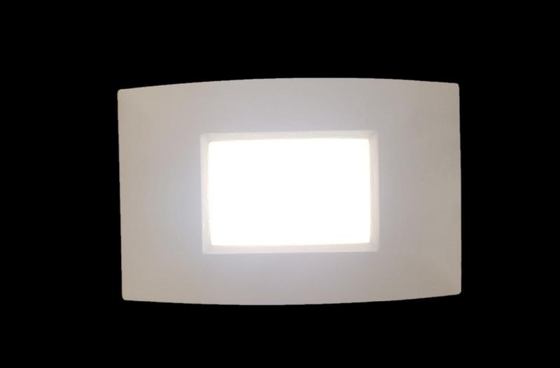 Imagem de Balizador Led Embutir IP65 2W Branco Escada Corredor