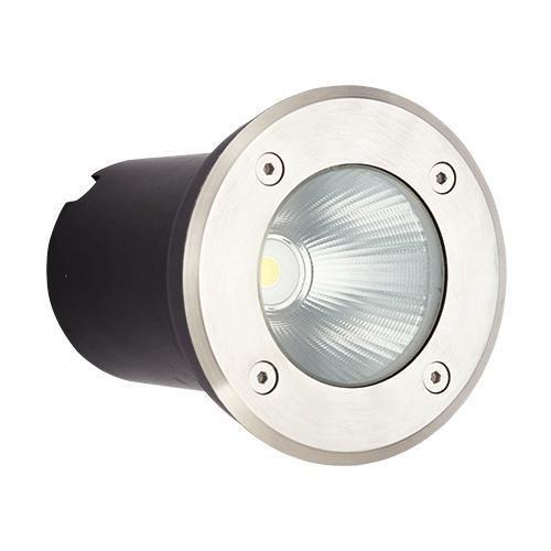 Imagem de Balizador Led Redondo Externo Ip66 Inox Prata 10W Luz