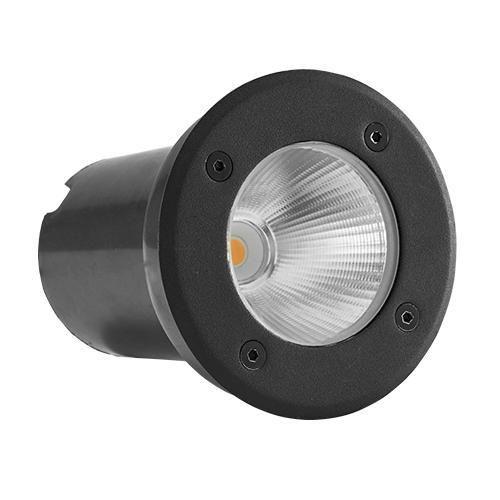 Imagem de Balizador Led Redondo Externo Ip66 Preto 5W Luz Amarela