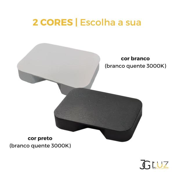 Imagem de Balizador Mini Led 1,5w Sobrepor Escada Corredor Pto Ou Bco