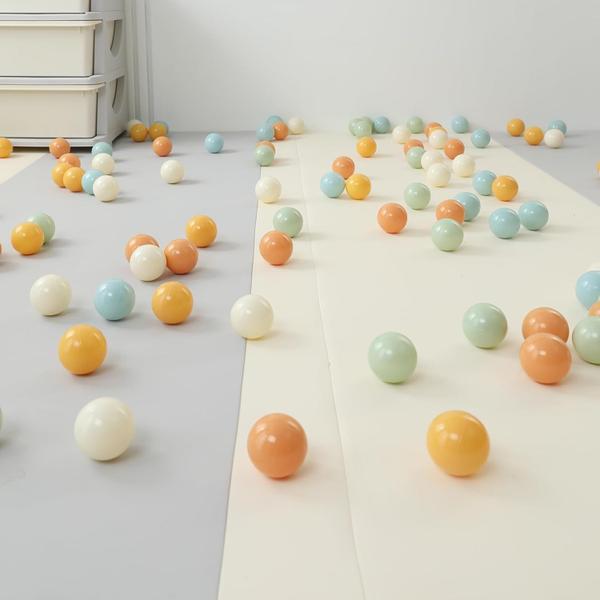 Ball Pit Balls FHRILEK Star para crianças, 100 unidades de laranja Imagem de Ball Pit Balls FHRILEK Star para crianças, 100 unidades de laranja