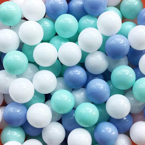 Imagem de Ball Pit Balls MoonxHome Macaron Ocean, 5,5 cm, pacote com 200