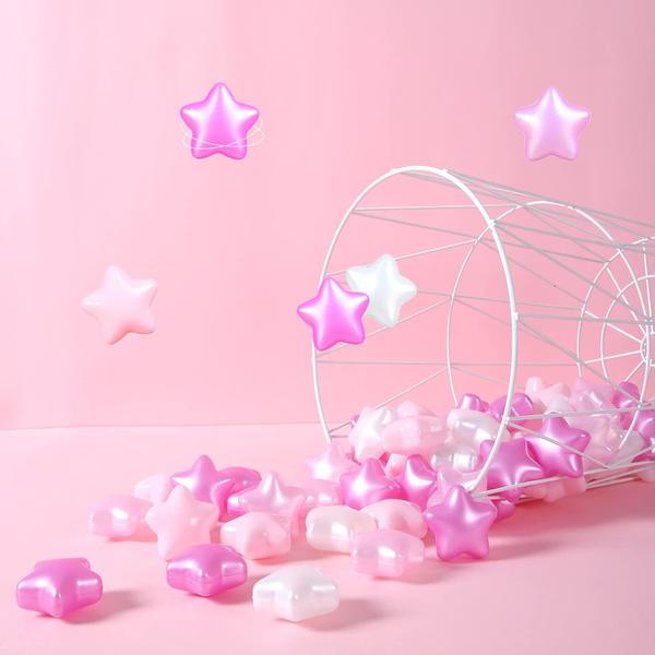 Ball Pit Balls STARBOLO Star 100 unidades sem ftalatos, sem BPA Imagem de Ball Pit Balls STARBOLO Star 100 unidades sem ftalatos, sem BPA