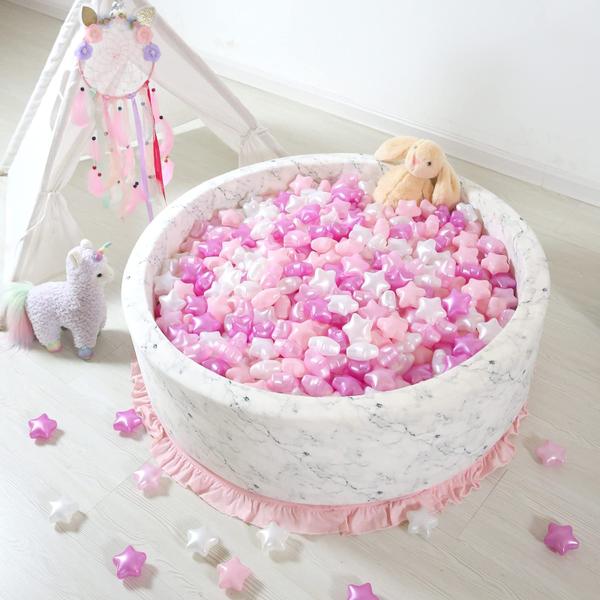 Ball Pit Balls STARBOLO Star 100 unidades sem ftalatos, sem BPA Imagem de Ball Pit Balls STARBOLO Star 100 unidades sem ftalatos, sem BPA