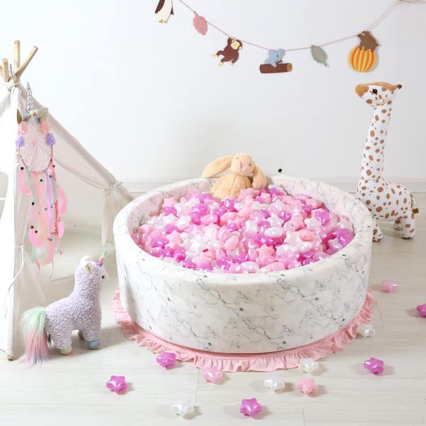 Ball Pit Balls STARBOLO Star 100 unidades sem ftalatos, sem BPA Imagem de Ball Pit Balls STARBOLO Star 100 unidades sem ftalatos, sem BPA