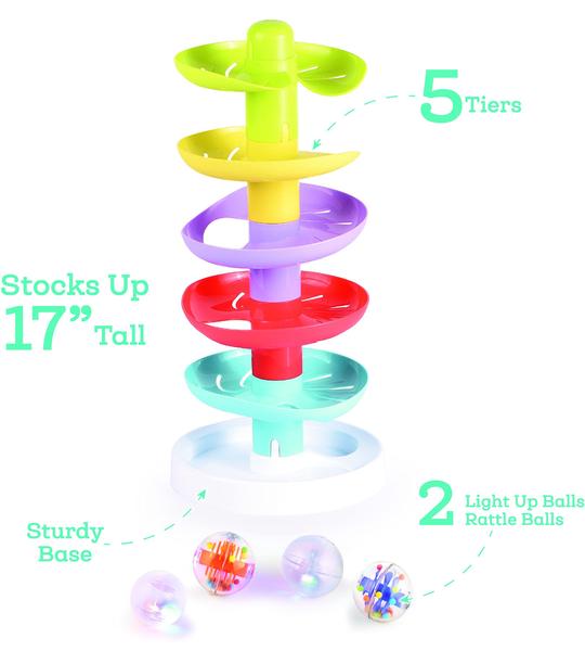 Ball Tower Nothing But Fun Toys Sparkle and Roll por mais de 9 meses Imagem de Ball Tower Nothing But Fun Toys Sparkle and Roll por mais de 9 meses
