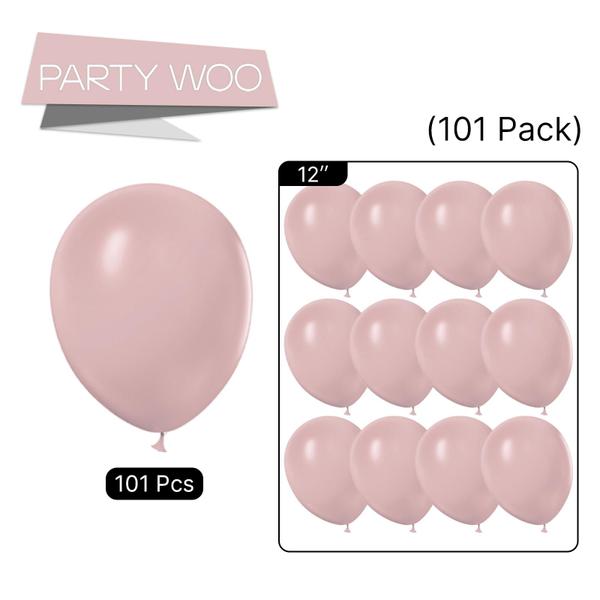 Imagem de Balloon PartyWoo Boho Pink 12 polegadas 101 peças para decoração