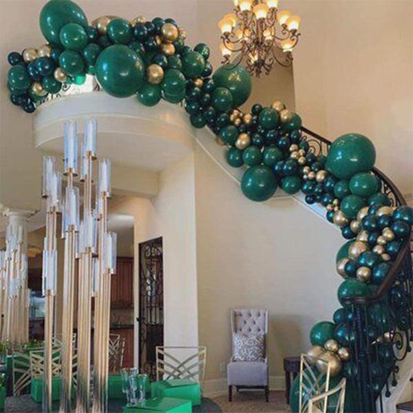 Imagem de Balloon PartyWoo Forest Green 12 polegadas 51 unidades para Garland