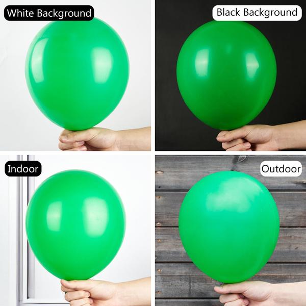 Imagem de Balloon PartyWoo Malachite Green 127 unidades de tamanhos diferentes