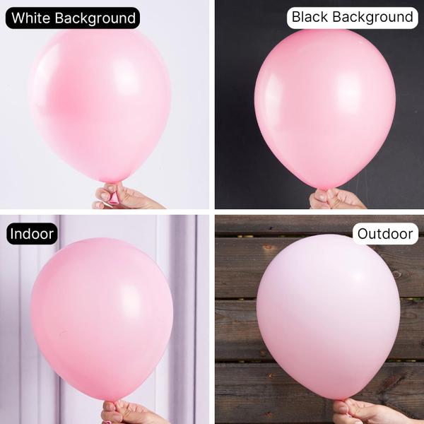 Imagem de Balloon PartyWoo Pastel Pink 120 unidades de tamanhos diferentes