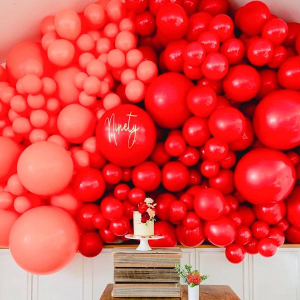 Imagem de Balões PartyWoo Red de 12 polegadas, 100 peças para decoração