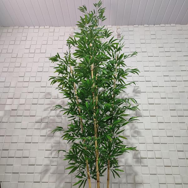 Bambu Artificial 2 Metros Grande Mosso Sem Vaso Decoração - Flor de Mentirinha Imagem de Bambu Artificial 2 Metros Grande Mosso Sem Vaso Decoração