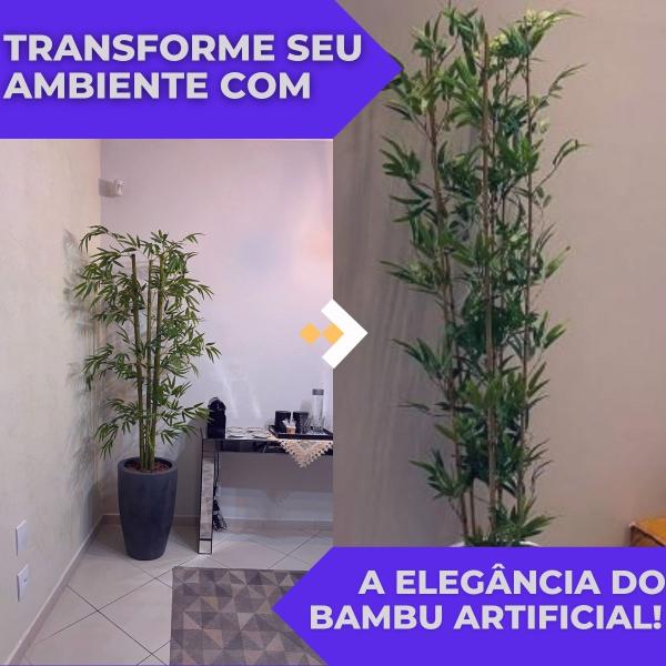 Imagem de Bambu Artificial Permanente + Vaso