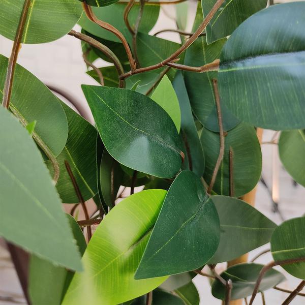 Bambu Da Sorte Artificial 2 Metros Grande Com Vaso Decoração - Flor de Mentirinha Imagem de Bambu Da Sorte Artificial 2 Metros Grande Com Vaso Decoração