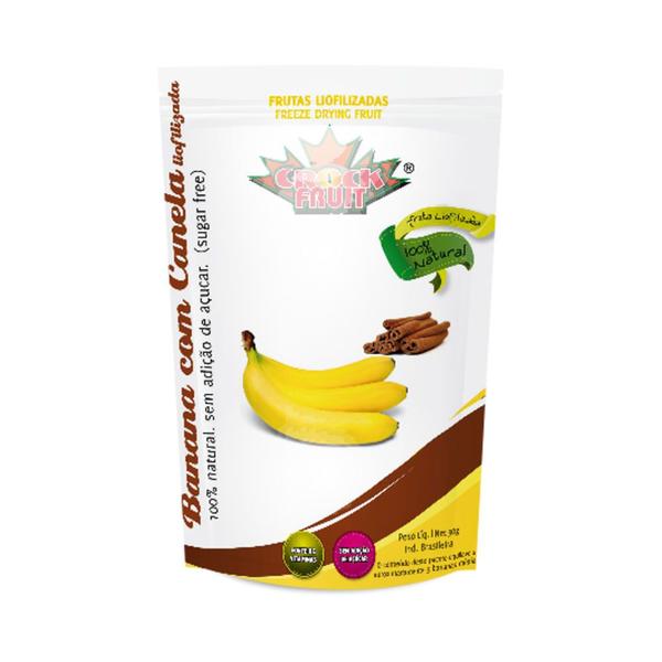 Imagem de Banana Com Canela Liofilizada Crock Fruit 30g
